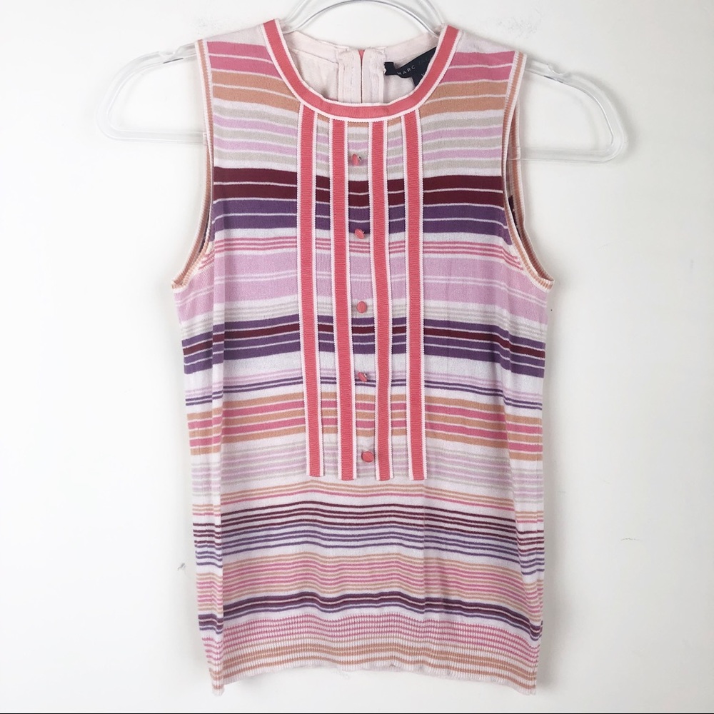 Marc Jacobs Women’s XS Striped Cotton Tank